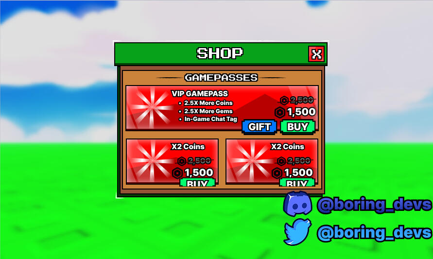 Pixel Shop UI