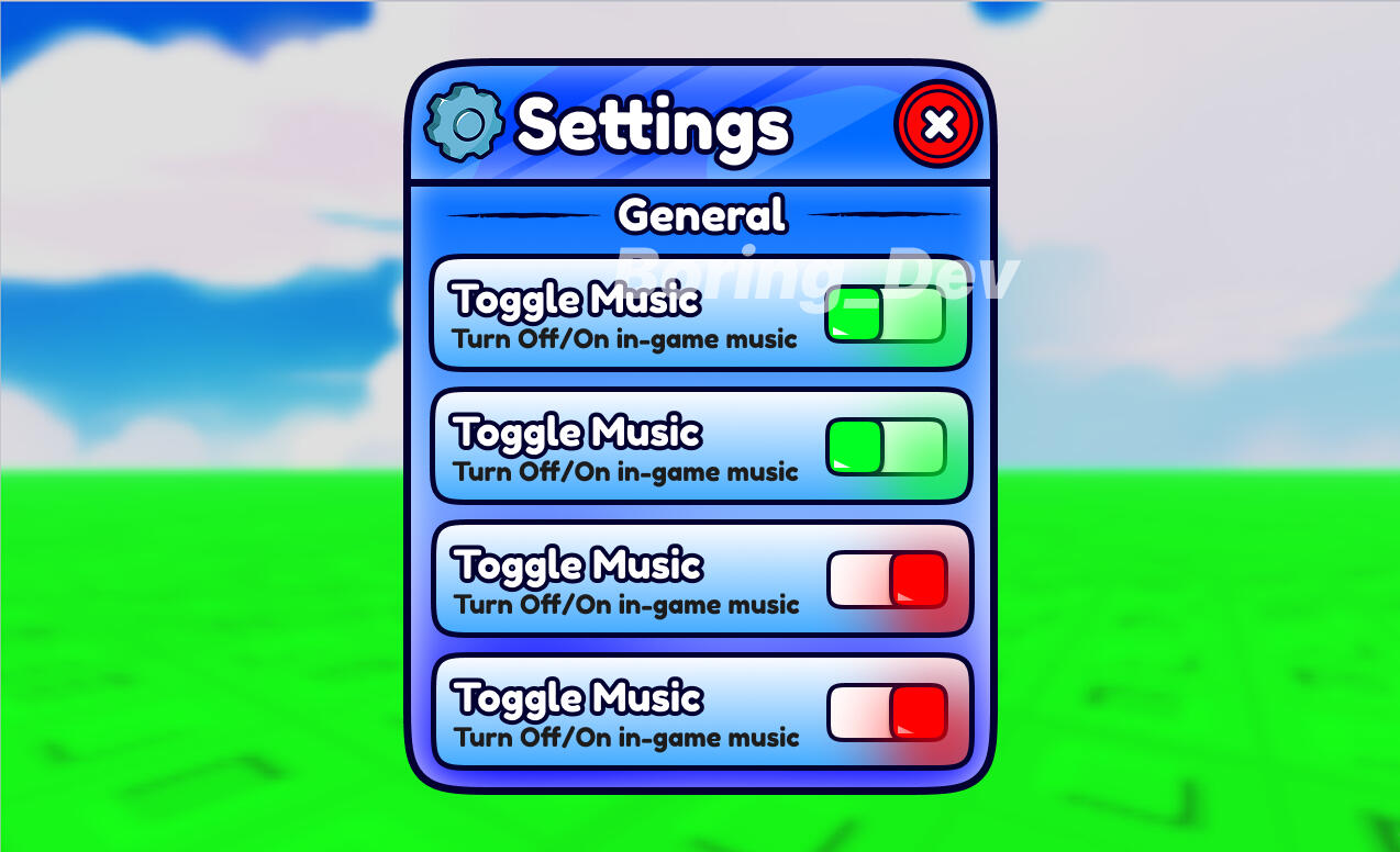 Settings UI
